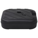 vidaXL Suport de umbrelă, negru, 24 L, umplere cu nisip/apă vidaXL Suport de umbrelă, negru, 24 L, umplere cu nisip/apă