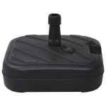 vidaXL Suport de umbrelă, negru, 24 L, umplere cu nisip/apă vidaXL Suport de umbrelă, negru, 24 L, umplere cu nisip/apă