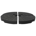 vidaXL Suport de umbrelă în formă de evantai, 4 buc., negru vidaXL Suport de umbrelă în formă de evantai, 4 buc., negru