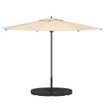 vidaXL Suport de umbrelă în formă de evantai, 4 buc., negru vidaXL Suport de umbrelă în formă de evantai, 4 buc., negru