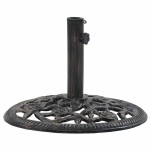 vidaXL Suport de umbrelă, bronz, 12 kg, fontă, 48 cm vidaXL Suport de umbrelă, bronz, 12 kg, fontă, 48 cm