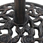 vidaXL Suport de umbrelă, bronz, 12 kg, fontă, 48 cm vidaXL Suport de umbrelă, bronz, 12 kg, fontă, 48 cm