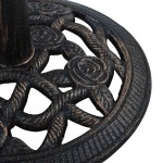 vidaXL Suport de umbrelă, negru și bronz, 9 kg, fontă, 40 cm vidaXL Suport de umbrelă, negru și bronz, 9 kg, fontă, 40 cm