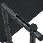 vidaXL Masă balcon suspendată negru 60x64x83,5 cm plastic aspect ratan vidaXL Masă balcon suspendată negru 60x64x83,5 cm plastic aspect ratan