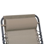 vidaXL Tetieră pentru șezlong, gri taupe, 40 x 7,5 x 15 cm, textilenă vidaXL Tetieră pentru șezlong, gri taupe, 40 x 7,5 x 15 cm, textilenă