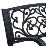 vidaXL Bancă de grădină, 120 cm, lemn