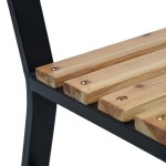 vidaXL Bancă de grădină, 120 cm, lemn