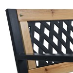 vidaXL Bancă de grădină, 120 cm, lemn