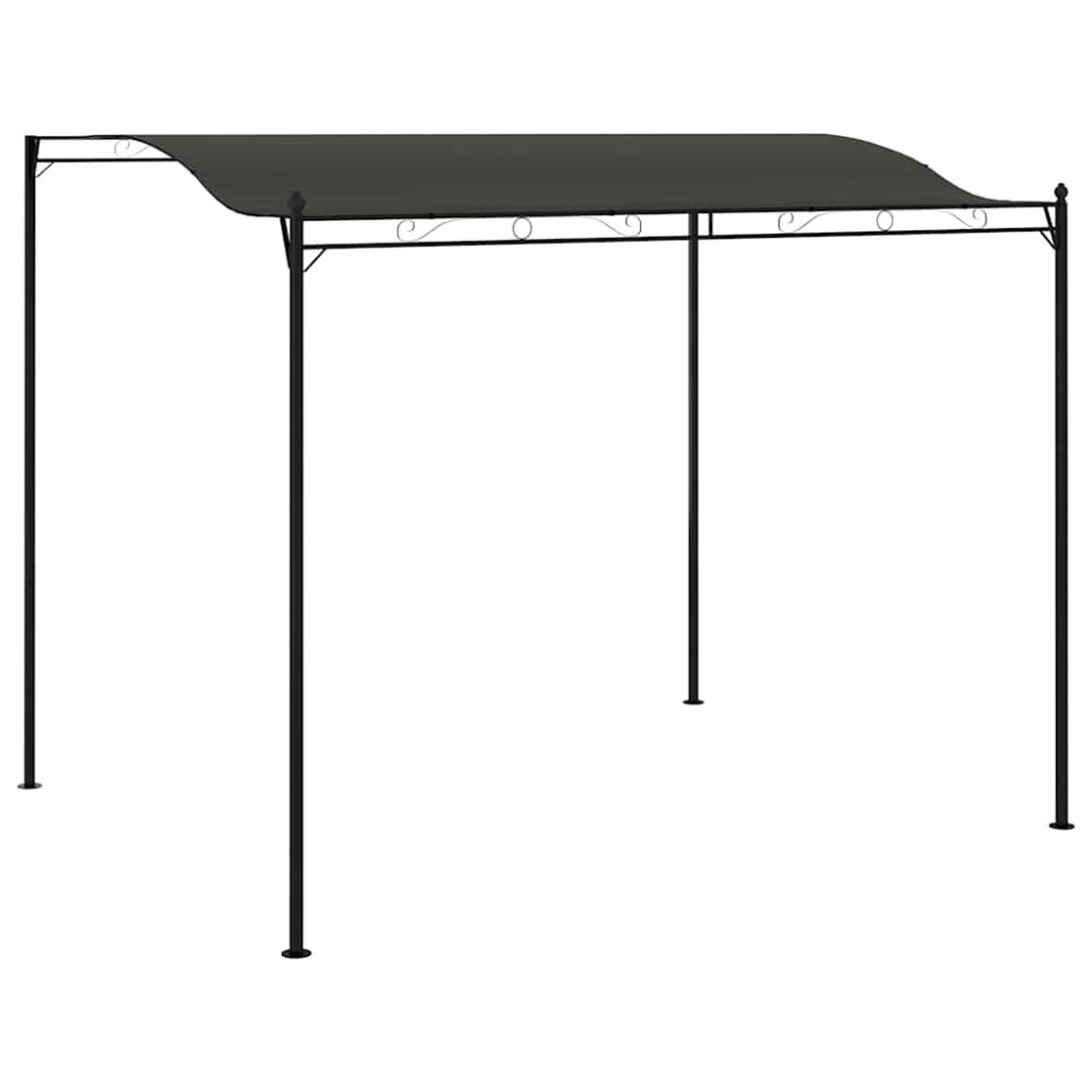 vidaXL Copertină de soare, antracit, 3 x 2,4 m