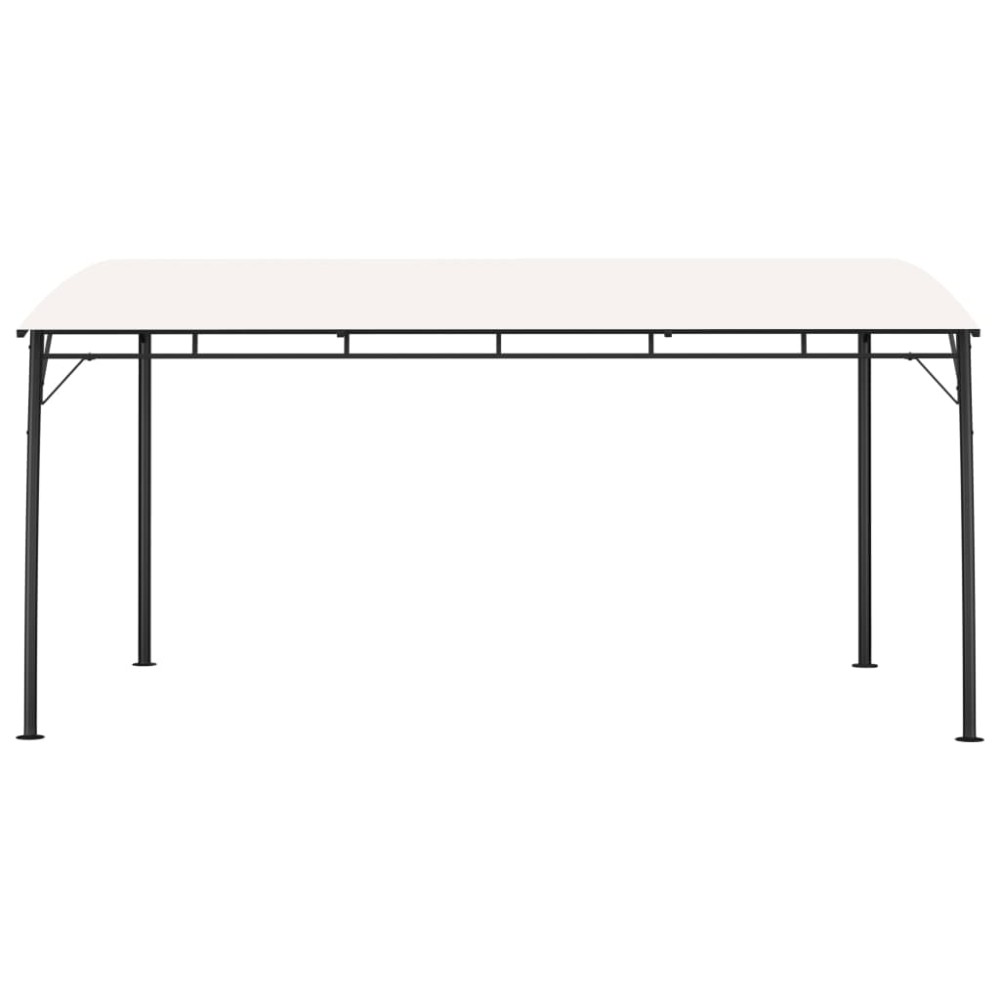 vidaXL Copertină pavilion de grădină, crem, 4x3x2,55 m