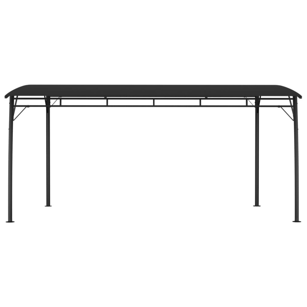 vidaXL Copertină pavilion de grădină, antracit, 4x3x2,55 m