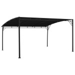 vidaXL Copertină pavilion de grădină, antracit, 4x3x2,55 m