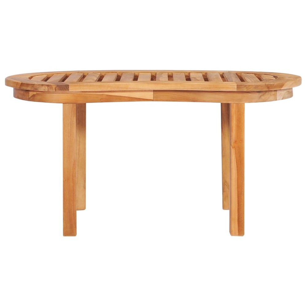 vidaXL Măsuță de cafea, 90 x 50 x 45 cm, lemn masiv de tec