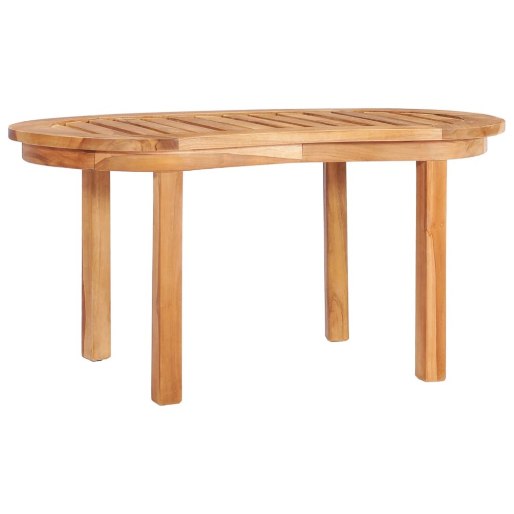 vidaXL Măsuță de cafea, 90 x 50 x 45 cm, lemn masiv de tec