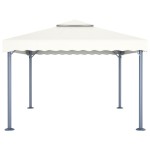 48062 vidaXL Gazebo 400x300 cm Cream Aluminium 48062 vidaXL Gazebo 400x300 cm Cream Aluminium