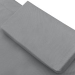 vidaXL Pat dublu de exterior, antracit, material textil vidaXL Pat dublu de exterior, antracit, material textil