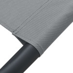vidaXL Pat dublu de exterior, antracit, material textil vidaXL Pat dublu de exterior, antracit, material textil