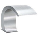 vidaXL Fântână de piscină cu LED-uri, 30 x 60 x 45 cm, oțel inoxidabil vidaXL Fântână de piscină cu LED-uri, 30 x 60 x 45 cm, oțel inoxidabil