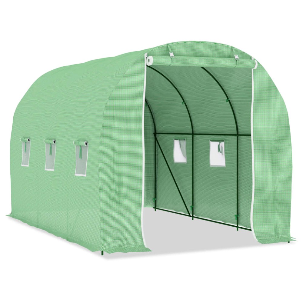 vidaXL Seră, 6,86 m², 3,43 x 2 x 2 m