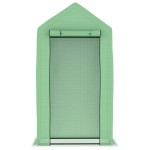 vidaXL Seră cu cadru din oțel, 0,5 m², 1 x 0,5 x 1,9 cm vidaXL Seră cu cadru din oțel, 0,5 m², 1 x 0,5 x 1,9 cm