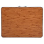 vidaXL Masă de camping pliabilă cu cadru metalic, 80 x 60 cm vidaXL Masă de camping pliabilă cu cadru metalic, 80 x 60 cm