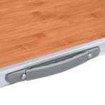 vidaXL Masă de camping pliabilă cu cadru metalic, 80 x 60 cm vidaXL Masă de camping pliabilă cu cadru metalic, 80 x 60 cm