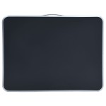 vidaXL Masă de camping pliabilă cu cadru metalic, gri, 80 x 60 cm vidaXL Masă de camping pliabilă cu cadru metalic, gri, 80 x 60 cm