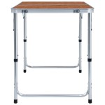 vidaXL Masă de camping pliabilă, 120 x 60 cm, aluminiu vidaXL Masă de camping pliabilă, 120 x 60 cm, aluminiu