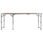 vidaXL Masă de camping pliabilă, 180 x 60 cm, aluminiu