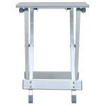 vidaXL Taburet de camping, 28 x 26 x 39 cm, aluminiu vidaXL Taburet de camping, 28 x 26 x 39 cm, aluminiu