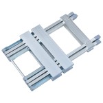 vidaXL Taburet de camping, 28 x 26 x 39 cm, aluminiu vidaXL Taburet de camping, 28 x 26 x 39 cm, aluminiu
