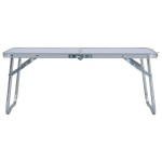 vidaXL Masă de camping pliabilă, alb, 60 x 40 cm, aluminiu vidaXL Masă de camping pliabilă, alb, 60 x 40 cm, aluminiu