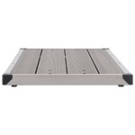 vidaXL Cădiță de duș de exterior gri 110x62 cm WPC și oțel inoxidabil vidaXL Cădiță de duș de exterior gri 110x62 cm WPC și oțel inoxidabil