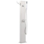 vidaXL Robinet de duș pentru grădină, 110 cm, oțel inoxidabil vidaXL Robinet de duș pentru grădină, 110 cm, oțel inoxidabil