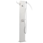 vidaXL Robinet de duș pentru grădină, 110 cm, oțel inoxidabil vidaXL Robinet de duș pentru grădină, 110 cm, oțel inoxidabil