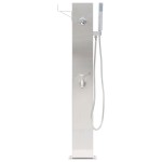 vidaXL Robinet de duș pentru grădină, 110 cm, oțel inoxidabil vidaXL Robinet de duș pentru grădină, 110 cm, oțel inoxidabil