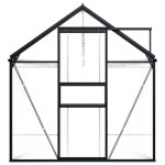 vidaXL Seră, antracit, 7,03 m², aluminiu vidaXL Seră, antracit, 7,03 m², aluminiu