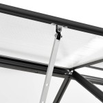 vidaXL Seră, antracit, 7,03 m², aluminiu vidaXL Seră, antracit, 7,03 m², aluminiu