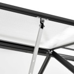 vidaXL Seră cu cadru de bază, antracit, 9,31 m², aluminiu vidaXL Seră cu cadru de bază, antracit, 9,31 m², aluminiu