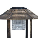 vidaXL Baie pentru păsări decorativă, cu LED alimentat solar, plastic vidaXL Baie pentru păsări decorativă, cu LED alimentat solar, plastic