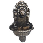 vidaXL Fântână de perete cu design cap de leu, bronz vidaXL Fântână de perete cu design cap de leu, bronz