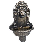 vidaXL Fântână de perete cu design cap de leu, bronz vidaXL Fântână de perete cu design cap de leu, bronz