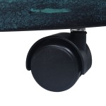 vidaXL Suporturi de plante cu role, 6 buc., verde, 38 cm, plastic