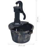 vidaXL Fântână de apă de grădină cu butoi, cu pompă vidaXL Fântână de apă de grădină cu butoi, cu pompă