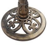 vidaXL Bazin pentru păsări cu fântână, bronz, 50 x 91 cm, plastic vidaXL Bazin pentru păsări cu fântână, bronz, 50 x 91 cm, plastic