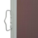 vidaXL Copertină laterală retractabilă de terasă, maro, 100 x 300 cm vidaXL Copertină laterală retractabilă de terasă, maro, 100 x 300 cm
