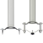 vidaXL Copertină laterală retractabilă de terasă, maro, 100 x 300 cm vidaXL Copertină laterală retractabilă de terasă, maro, 100 x 300 cm