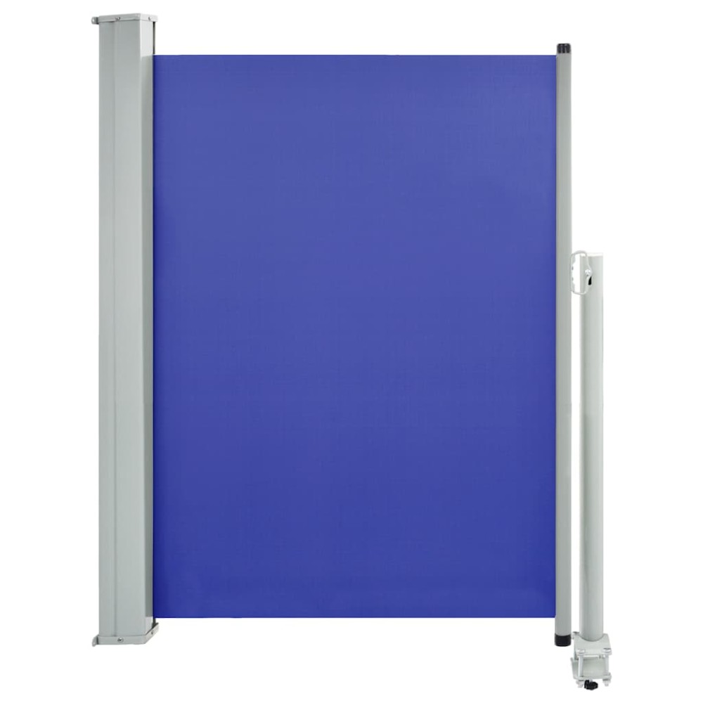 vidaXL Copertină laterală retractabilă terasă, albastru, 100x300 cm