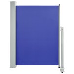 vidaXL Copertină laterală retractabilă terasă, albastru, 100x300 cm