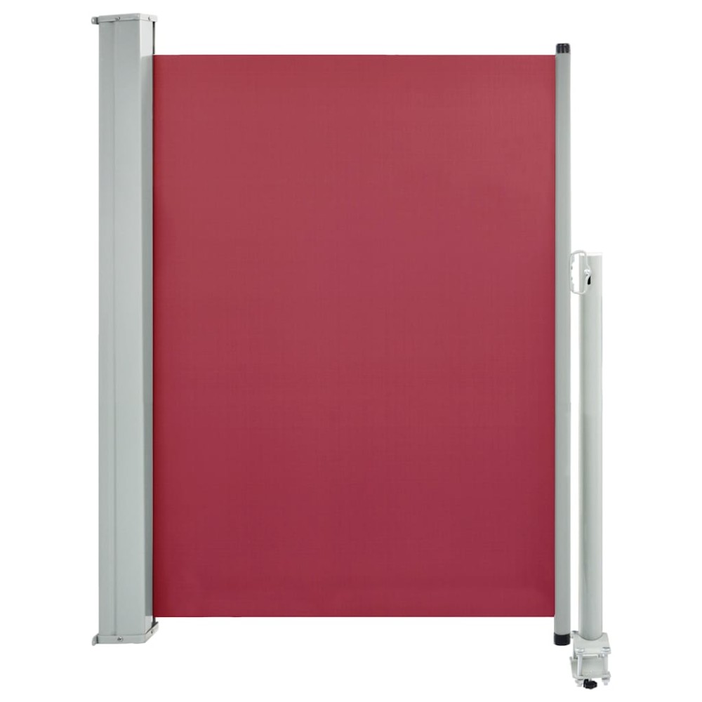 vidaXL Copertină laterală retractabilă de terasă, roșu, 100 x 300 cm